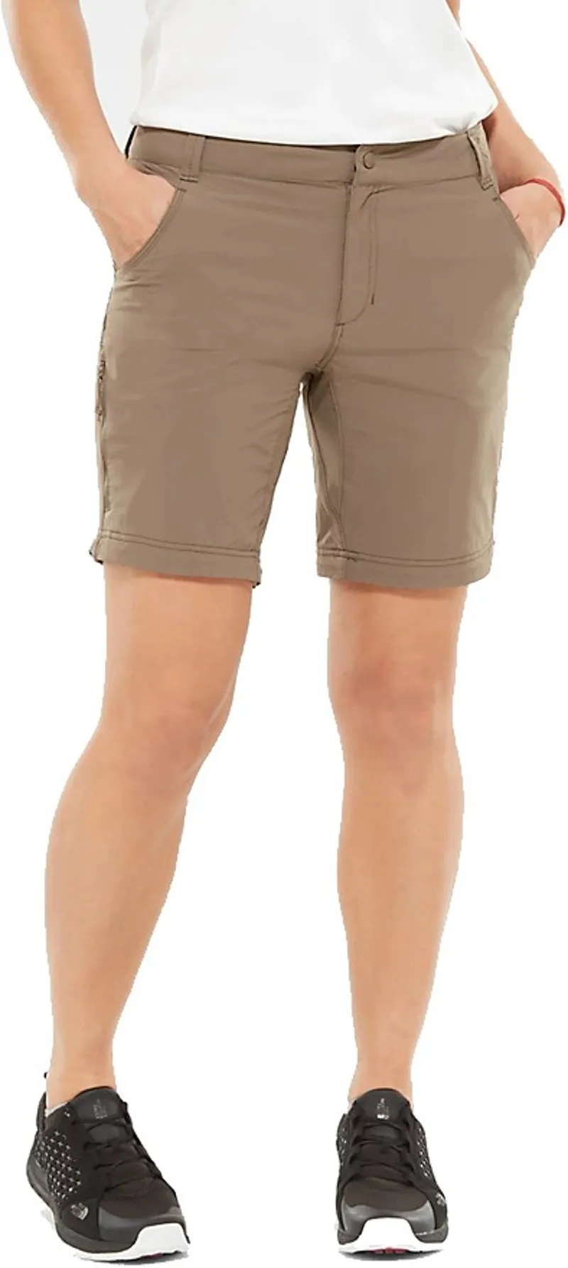 The North Face Womens Exploration Convertible Trousers - Short Leg - Weimaraner Brown-4